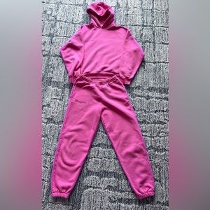 Pangaia pink track suit size M